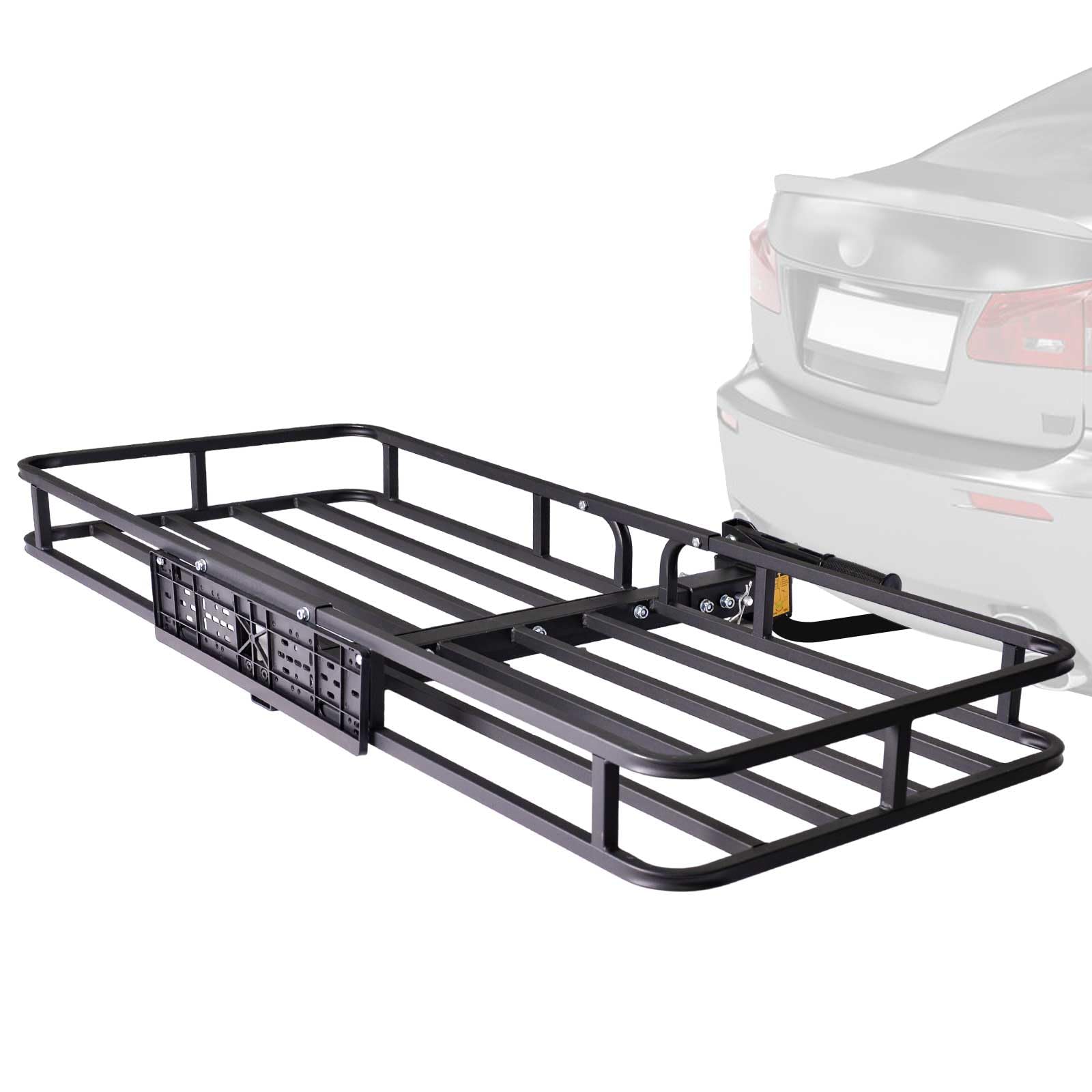 Heckträger für Anhängerkupplung 152x61x15cm,Wildträger Heckträger mit Montagekupplung,Suitable for Tow Hitch (Anhängerkupplung),Einsetzbar in ATV, PKW, SUV.Hoflader